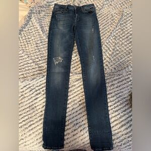 Dark skinny jeans